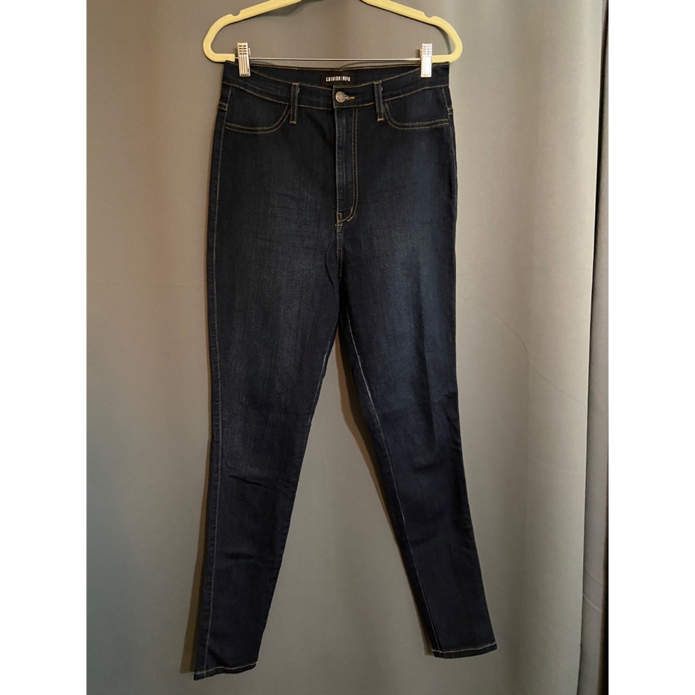 Fashion Nova | High Waisted Skinny Jeans-Dark Wash